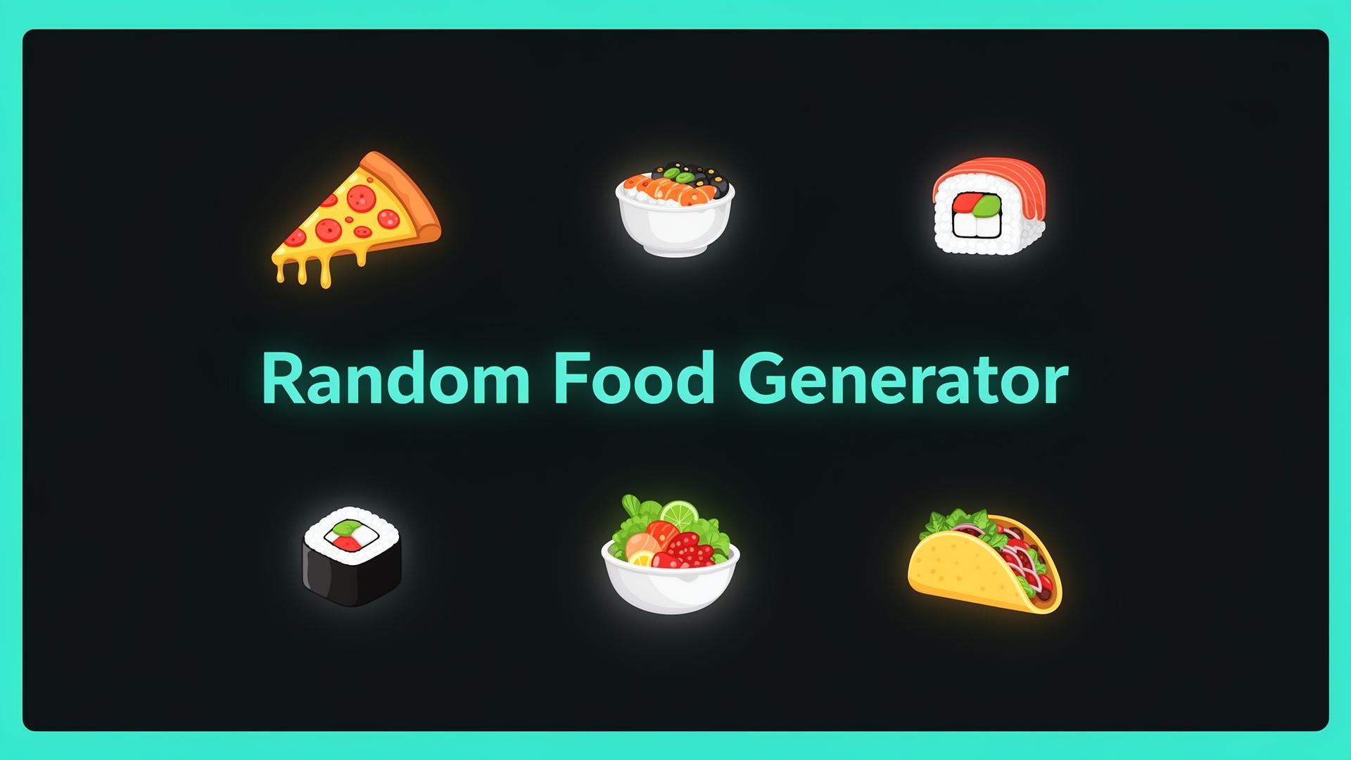 Random Foid What Should I Eat? Random Food & Meal Picker (2026) - Free